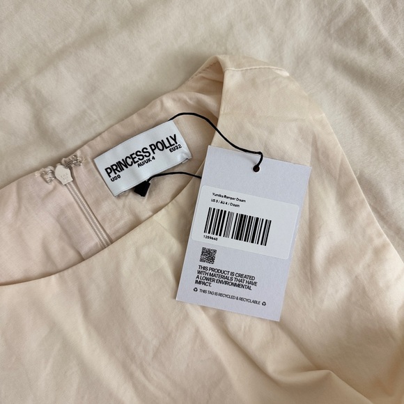 NWT Princess Polly Yumiko Romper - Cream, US 0/XS - Picture 2 of 8